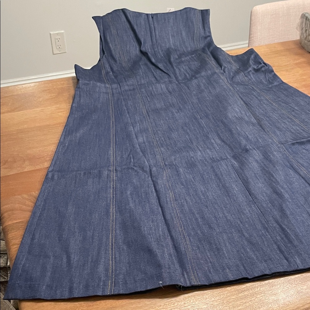 Talbots Denim Sleeveless Shift Dress, 20W — NWT - Picture 6 of 12